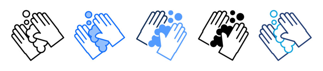 Washing Hands multiple icon