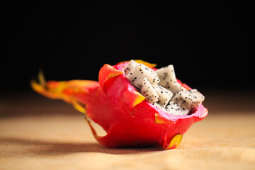 fresh pitaya on the table