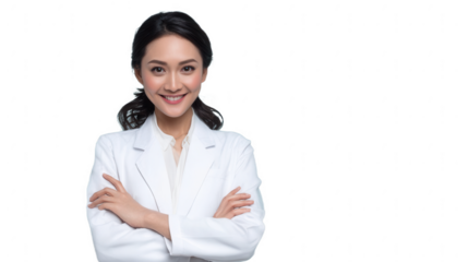 Confident Asian Female Doctor