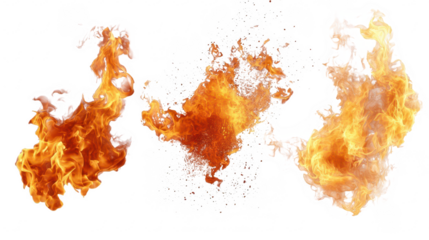 Abstract Fire Explosions