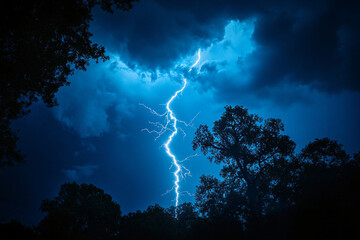 Urban Skyline Under a Brewing Storm, storm, thunderstorm, rain, weather, lightning, thunder, danger, sky, stormy, dark, light, nature.