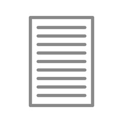 シンプルな書類のベクターアイコン_1