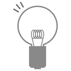 シンプルな電球のベクターアイコン_3