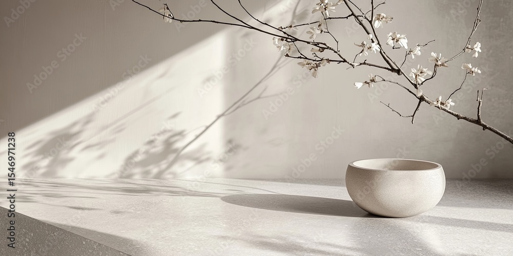 Poster stylish, minimalist designs with gentle contrasts and fine textures, perfect for creating a serene, 