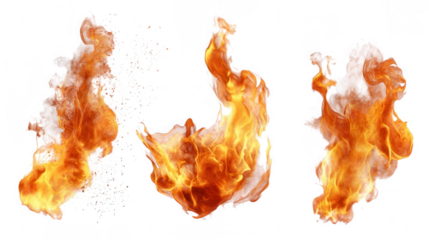 Abstract Fire Burst Explosions