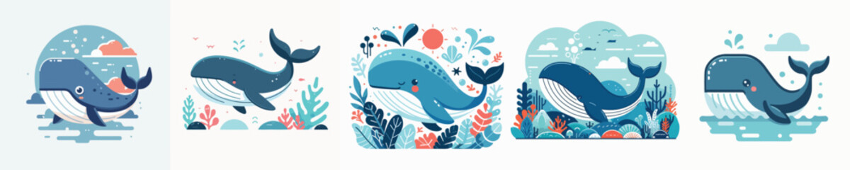 vector of whale