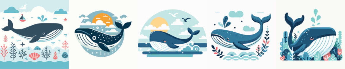 vector of whale