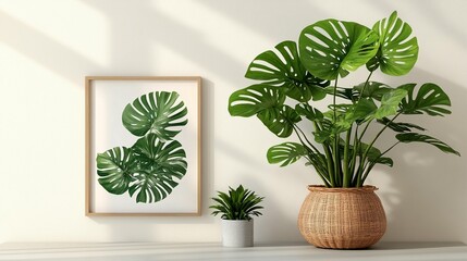 Fototapeta premium Tropical Leaf Art & Plant Decor