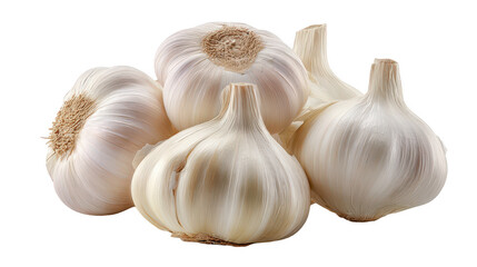 Close-up Image of Garlic Heads