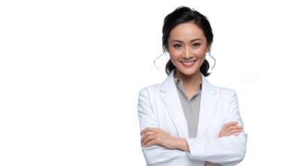 Confident Asian Female Doctor