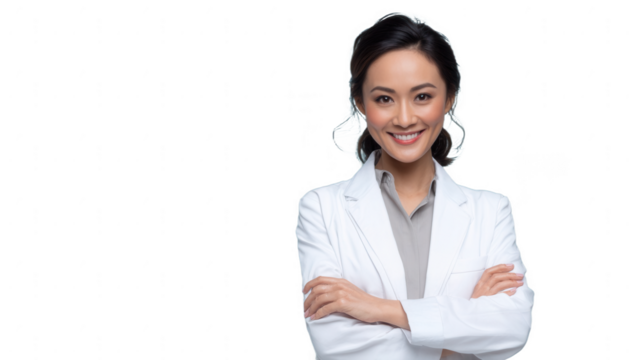 Confident Asian Female Doctor