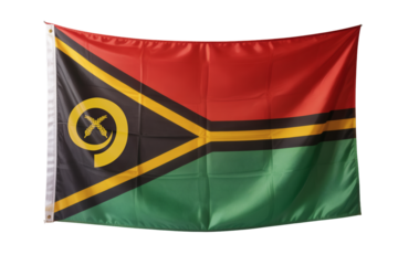 Majestic Waving National Flag of Vanuatu A Symbol of Independence and National Pride
