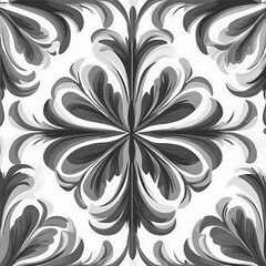 Seamless tile patterns combining cultural, modern, and botanical inspirations for commercial vector.