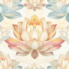 Seamless tile patterns combining cultural, modern, and botanical inspirations for commercial vector.