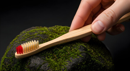 Eco-Friendly Bamboo Toothbrush for Gentle Oral Care