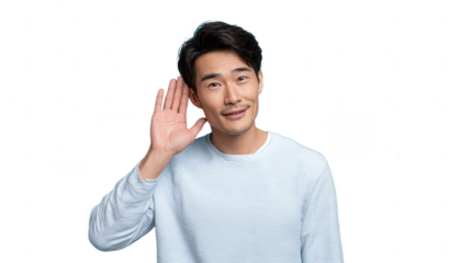 Man Listening Attentively