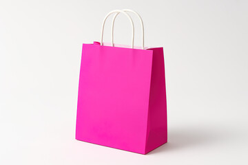 Pink Shopping Bag Mockup