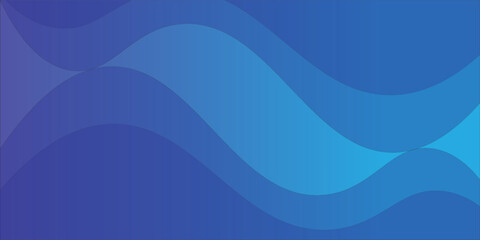 PrintElegant Lineart Blue Gradient Background Template Wallpaper