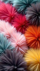 Close-up shot of luxurious, soft faux fur, various colors and textures displayed Perfect for fashion, design, and textile projects Ideal for crafting and home decor applications , faux fur, cozy, DIY