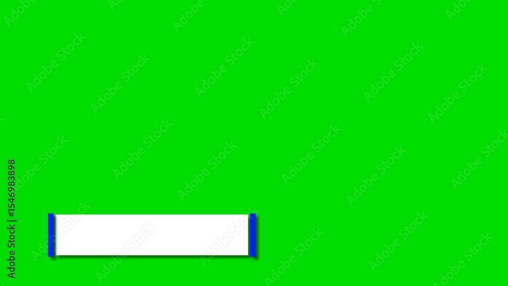 Poster animated lower third graphic with a simple clean design for video editing and presentation purposes 
