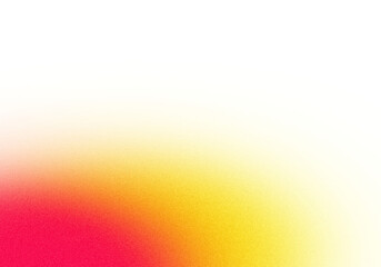 Abstract grainy color gradient shape cutout on transparent background, red yellow glowing color grainy backdrop design, noise texture effect, grunge texture