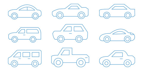 car line icon. car icon.