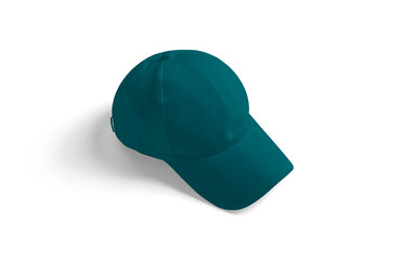 Perfectly cut-out image of dark blue baseball cap - View #1 - isolated background and shadow -...