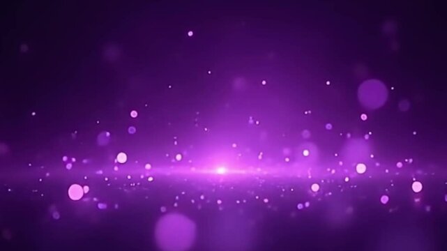 Ultra high resolution light particles background with soft blur purple bokeh for overlay and visuals

