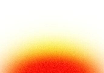 Abstract grainy color gradient shape cutout on transparent background, orange yellow glowing color grainy backdrop design, noise texture effect, grunge texture