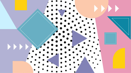 Abstract geometric design with pastel colors suitable for web backgrounds, print materials, and modern graphic design projects. Perfect for branding concepts.