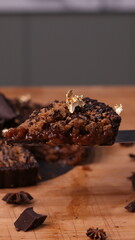 pizza made from full chocolate