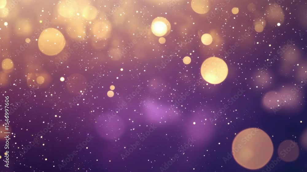 Poster vibrant and colorful bokeh effect with a cosmic twist.