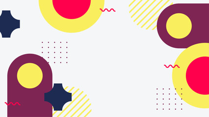 Abstract colorful geometric shapes suitable for backgrounds, web design, print materials, presentations, and geometric art enthusiasts. Vibrant and modern.