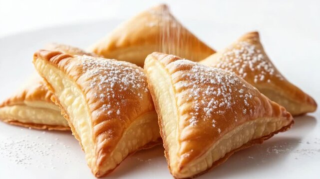 Sweet treats in a pile on a plate.