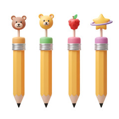 Cute Animal Fruit Pencils