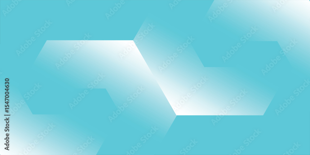 Poster modern abstract hexagon gradient background. soft light hexagon background