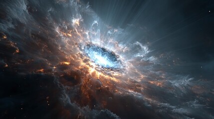 Abstract nebula artistic galaxy