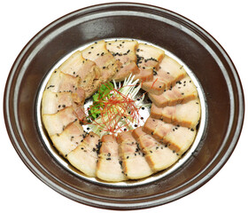 Sliced Korean Boiled Pork Belly for Bossam