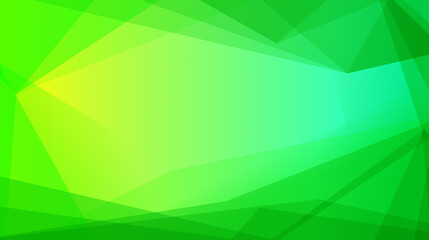 abstract green background with triangles