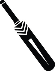 Silhouette Cricket Bat