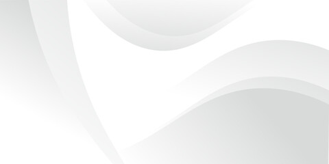 Gray line background curve element with white space for text and message design, overlapping layers, vector illustration eps10