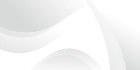 Gray line background curve element with white space for text and message design, overlapping layers, vector illustration eps10