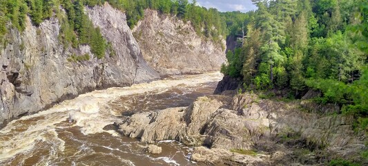 river in the mountains