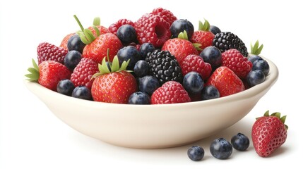 Obraz premium Bowl of mixed berries