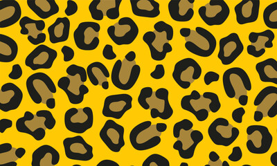 Leopard skin texture seamless pattern. Vector leopard skin texture set for fashion print design, fabric, textile, wrapping paper, background, wallpaper