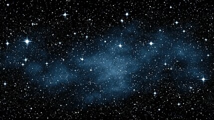 Fototapeta premium Cosmic expanse filled with twinkling stars.