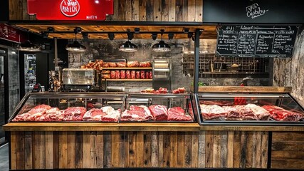 Butcher Shop Interior Design: Rustic Charm and Premium Meats