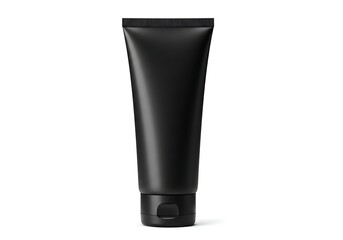 Cosmetic product black tube with cap for cream or gel