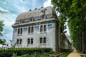 Vichy in France, the ancient thermal baths in the center
