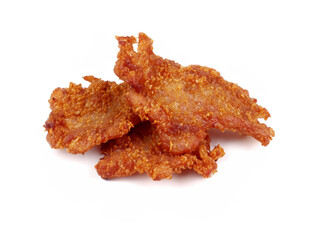 fried chicken isolated on white background